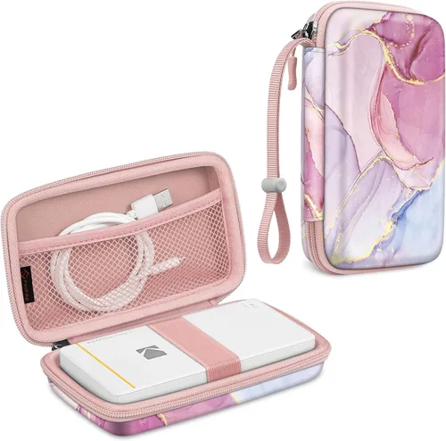 Vista 8 de Fintie Funda protectora para cámara e impresora Kodak Step/Mini 2 HD/PRINTOMATIC/Kodak Smile - Funda de transporte rígida a prueba de golpes