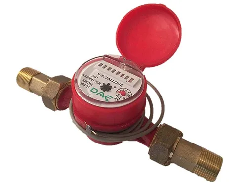 Vista 18 de Medidor de agua DAE AS200U-75P con salida de pulso, acoplamientos NPT de 3/4", medición en galones