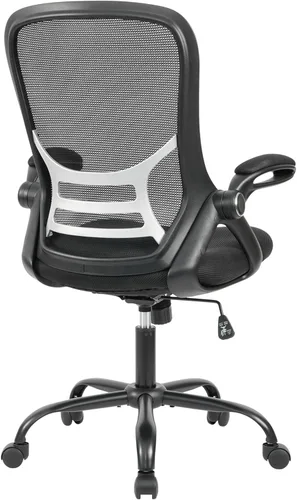 Vista 9 de HYLONE Silla de Oficina Ergonómica Silla de Escritorio con Reposabrazos Ajustables, Silla Ejecutiva de Malla, Sillas de Computadora de Oficina