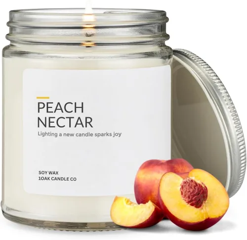 Vista 21 de 1OAK Vela de Manzana - Velas perfumadas de cera de soja (Manzana) - Velas de soja para aromatizar el hogar - Quema larga premium - Hechas a mano