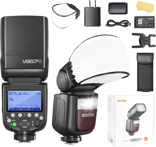 Vista 10 de Godox V860III-C Flash para cámara Canon TTL Flash 76Ws 2600mAh