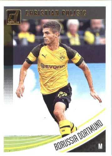 2018-19 Panini Donruss #66 Christian Pulisic Borussia Dortmund Tarjeta Oficial de Fútbol/Soccer en Condición Raw (NM o Mejor)