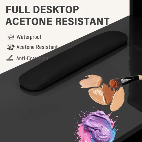 Vista 5 de Mesa de manicura para uñas con cajones, escritorio profesional de tecnología de uñas con USB y tomas de corriente, maquillaje de uñas, salón