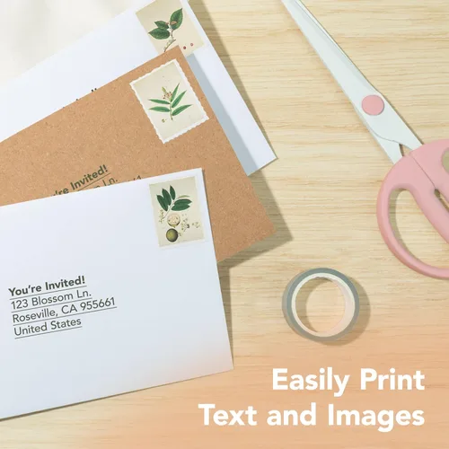 Vista 3 de Pack It Chic - Sobres de papel kraft A7 de 5 x 7 pulgadas (110 unidades) sobres autosellados para invitaciones de boda, tarjetas de salvar la fecha