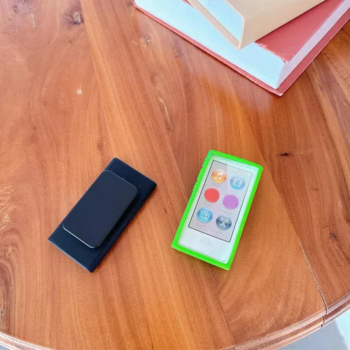 Vista 6 de Funda de goma TPU con clip para cinturón de iPod para Apple iPod Nano 7ª generación 7G 7, funda protectora para iPod Classic Funda protectora