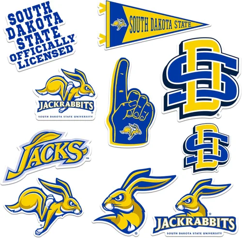 Vista 114 de American University Paquete Variado de 10 Calcomanías Grandes de Vinilo de Lujo - Laptop, Botella de Agua, Scrapbooking, Tableta, Monopatín