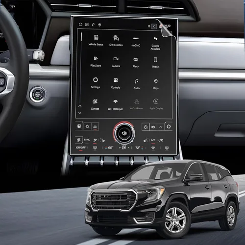 Vista 10 de Protector de pantalla digital de 12.3 pulgadas para GMC Sierra 1500 SLE/Elevation/SLT Nano Film HD Clear 6H Scratchatch, 12.3 pulgadas, cúmulo