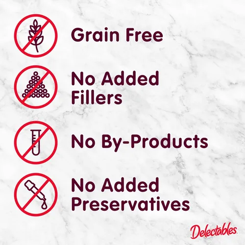 Vista 3 de Delectables Golosinas húmedas para lamer para gatos - Pollo, atún y camarones, 12