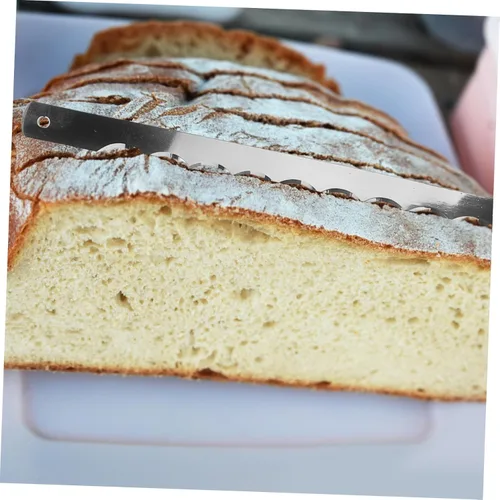 Vista 4 de Cuchillas de pan de repuesto 8 piezas de cuchillo de arco dentado para pan masa madre pastel horneado casero