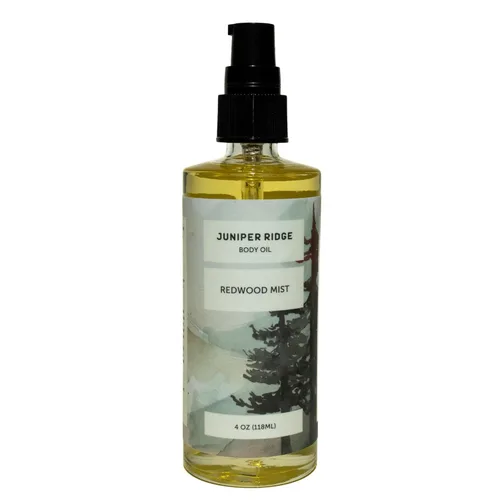 Vista 3 de Juniper Ridge Cascade Forest - Aceite corporal hidratante para el cuidado de la piel, perfumado con aceites esenciales, sin perservación, 4 onzas