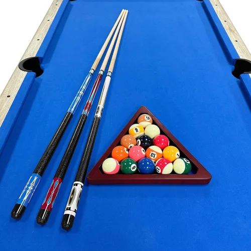 Vista 7 de Juego de 2 palos de billar de 58 pulgadas, 2 piezas de palo de billar de arce