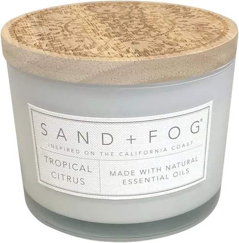 Vista 65 de Sand + Fog Vela perfumada – Pumpkin Chai – Aromas y tamaños adicionales – Mecha 100% algodón sin plomo – Velas de lujo en frasco para ambientar