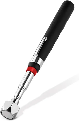 Vista 20 de 1 Pieza Herramienta de Recogida con Linterna Magnética Telescópica de 3.5 Libras con Luces LED, Varilla Magnética Extensible de 7" a 27