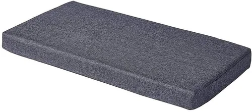 Vista 10 de SAMTY - Cojines de espuma viscoelástica para banco y silla, con respaldo de goma antideslizante, para interiores, para columpio/sofá, 32 x 12