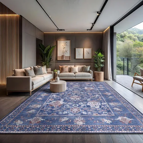 Vista 113 de CAMILSON Alfombras modernas de lujo con diamantes abstractos de 5 x 7 pies, suave, resistente a las manchas, fácil limpieza, no desprende pelo