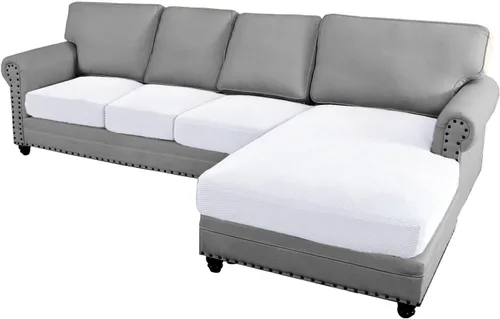 Vista 38 de ADPON Fundas de sofá modular, funda de cojín para sofá, funda de cojín independiente en forma de L para sofá seccional izquierdo y derecho