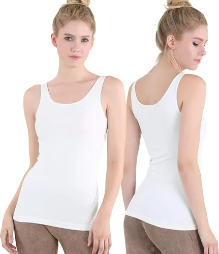 Vista 27 de NIKIBIKI Playera sin costuras clásica premium para mujer, fabricada en EE. UU., talla única