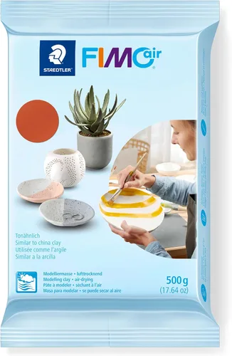Vista 9 de STAEDTLER 8101-43 FIMOair Basic - Arcilla para modelar de secado al aire, 2.2 lbs, rosa pálido (paquete de 1)