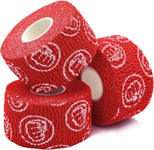 Vista 30 de WOD Nation Flexible Hook-Grip Athletic Tape – Easy-Tear, Sweat-Proof Thumb & Finger Strips for Weightlifting