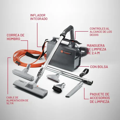 Vista 11 de Hoover CH30000 PortaPower Commercial aspiradora con contenedor liviana