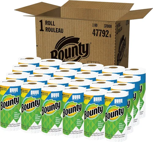 Vista 10 de Bounty Select-a-Size - Toallas de papel, color blanco, 12 rollos (paquete de 1)