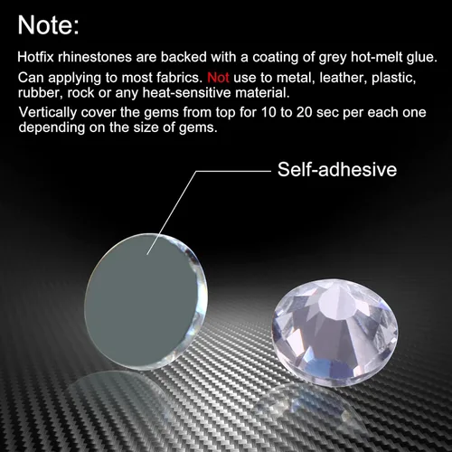 Vista 5 de 2880 diamantes de imitación termoadhesivos de imitación de cristal con parte trasera plana para manualidades, manualidades, ropa, zapatos
