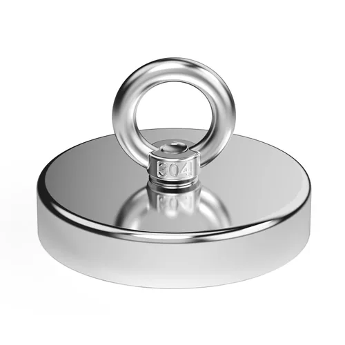 Magnetpro Imán de pesca, más de 900 libras de fuerza de tracción, imán de neodimio fuerte de alta resistencia, imanes de tierras raras con perno de