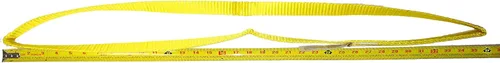 Vista 7 de Everest C1150 - Eslinga plana sin fin de 1 pulgada x 3 pies, color amarillo, para construcción, levantamiento, movimiento, elevación - Correa
