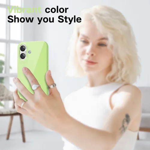 Vista 72 de Svanove para iPhone 7 Plus/ 8 Plus, funda de silicona, de goma suave brillante y gel de jey lindo, funda protectora de plástico simple y lisa