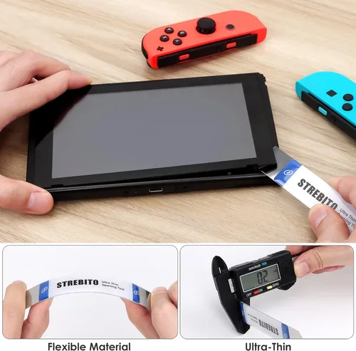 Vista 6 de STREBITO Ventosas de alta resistencia de 2 piezas + kit de herramientas de palanca Spudger, paquete de herramientas de apertura de 11 piezas, kit