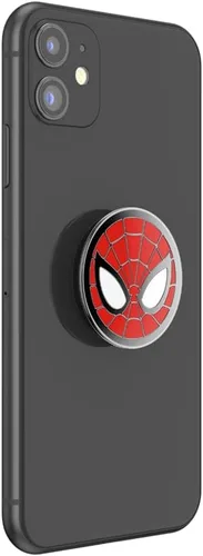 Vista 3 de Agarre para teléfono PopSockets con soporte expandible, agarre adhesivo, esmaltado - Marvel Spiderman