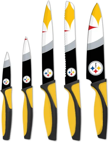Vista 26 de The Sports Vault NFL Chicago Bears - Juego de cuchillos de cocina (5 piezas)