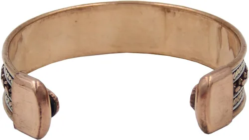 Vista 5 de Pulsera de cobre trenzado para artritis, golf, deportes, dolores y dolores, Sin gemas.