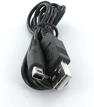 Vista 3 de 3DS - Cable de carga USB compatible con Nintendo 3DS XL New 3DS3DS XL 3DS New 2DS XLNew 2DS2DS XL 2DSDSiDSi XL (4FT Negro)