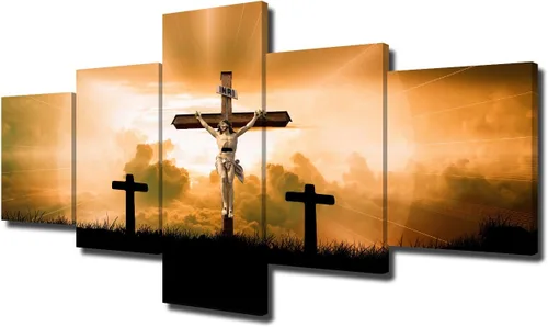 Vista 89 de TUMOVO Jesús Christian - Pintura sobre lienzo de 5 piezas