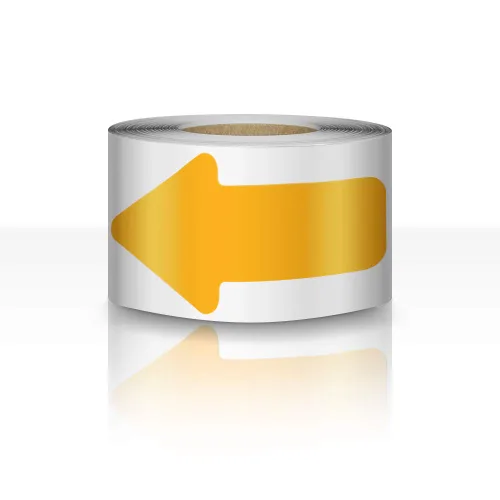 Vista 9 de Cinta adhesiva para suelo de flecha, 2 x 4 pulgadas, 200 unidades, color negro