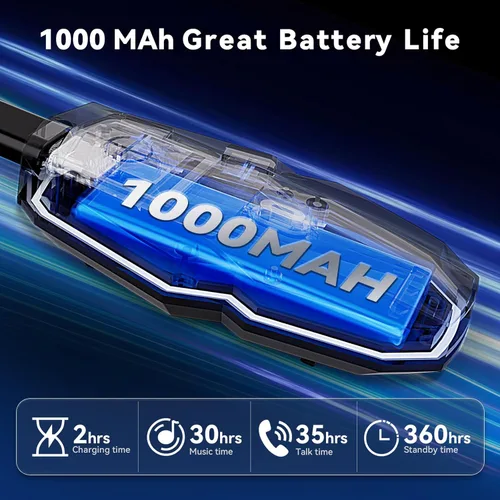 Vista 5 de XGP Casco de motocicleta, auriculares Bluetooth, sistemas de comunicación de intercomunicación, 2 conductores para compartir música/IP67