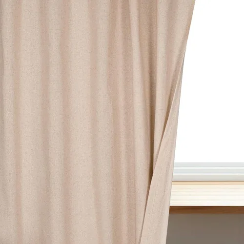 Vista 7 de Juego de 2 cortinas de lino con pestaña superior, cortinas de algodón de granja de 50 x 84 pulgadas, cortinas de lino de lino de 2 paneles, paneles