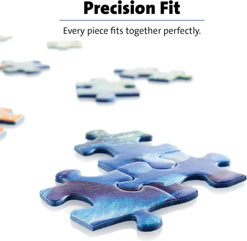 Vista 9 de Ravensburger Enchanted Lands - Rompecabezas de 1000 piezas Tecnología única Softclick Piezas vibrantes y sin deslumbramiento Certificado FSC