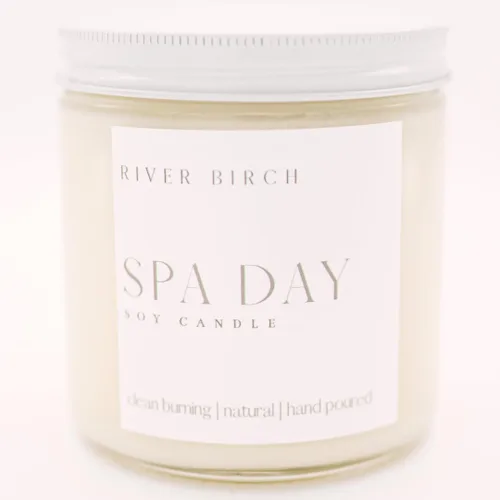 Vista 56 de River Birch Candles - Vela perfumada de menta y pomelo, velas de soja de primera calidad, totalmente naturales, no tóxicas, 16 onzas, 90 horas