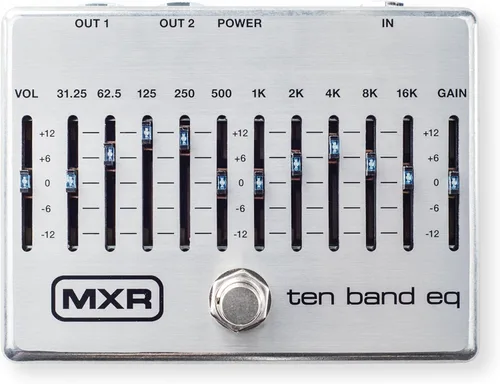 Pedal de efectos para guitarra MXR Ten Band EQ