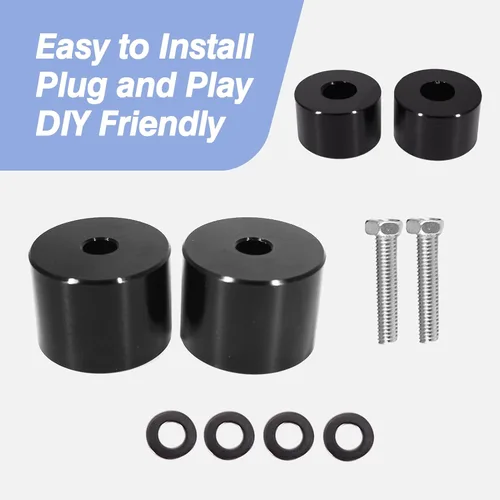 Vista 10 de CULMKARI Un kit de actualización de mango de agarre de pilar para Dodge Ram 1500 2500 3500 2002-2009 (negro)
