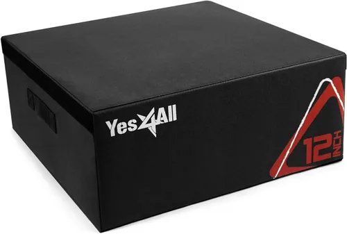 Vista 12 de Yes4All Caja pliométrica ajustable de espuma suave, entrenador de saltos - Para ejercicios pliométricos y acondicionamiento, múltiples variaciones