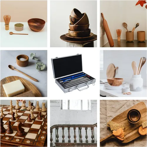 Vista 7 de Kit de herramienta de torneado de torno de carburo DEEFIINE, herramienta de desbaste y acabado de torno hueca intercambiable con mango de aleación