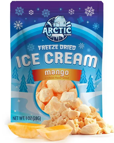 Vista 17 de Arctic Farms Helado liofilizado que no se derrite (napolitano, 1 onza)