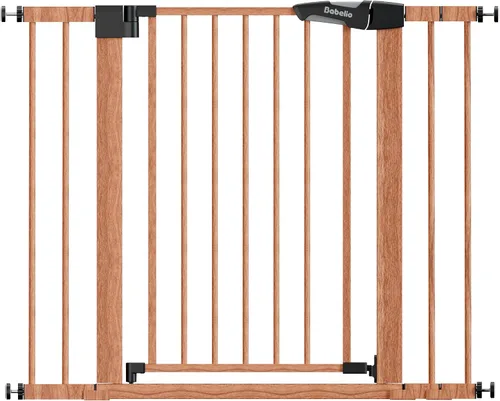 Vista 22 de Babelio - Puerta de seguridad para puertas y escaleras, de 26-40 pulgadas, con cierre automático, puerta de presión C5, fácil de instalar, sin