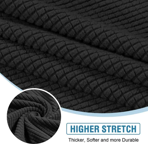 Vista 3 de ADPON Fundas de sofá modular, funda de cojín para sofá, funda de cojín independiente en forma de L para sofá seccional izquierdo y derecho