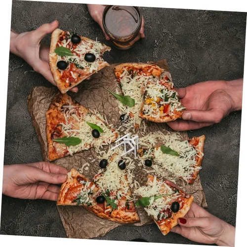 Vista 4 de DOITOOL 100 unids Pizza Party Suministros Stand Plástico Trípode Pila para Pizza Caja Antiadherente Titular para Fiesta