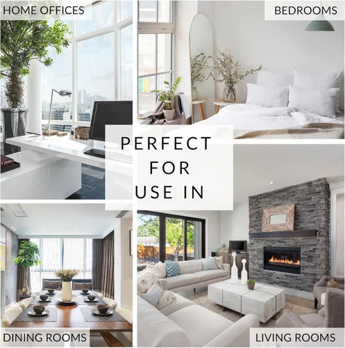 Vista 5 de Elrene Home Fashions Korena - Panel de cortina para ventana de terciopelo triturado, rústico y elegante para sala de estar o dormitorio, 52 x 84