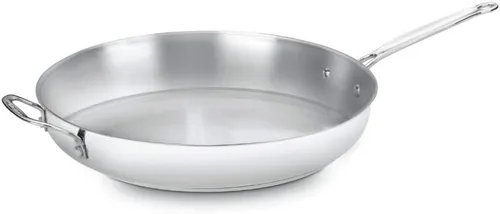 Vista 11 de Cuisinart 722-20 Colección de utensilios de cocina clásicos de acero inoxidable de 8 pulgadas, sartén abierta de 8 pulgadas